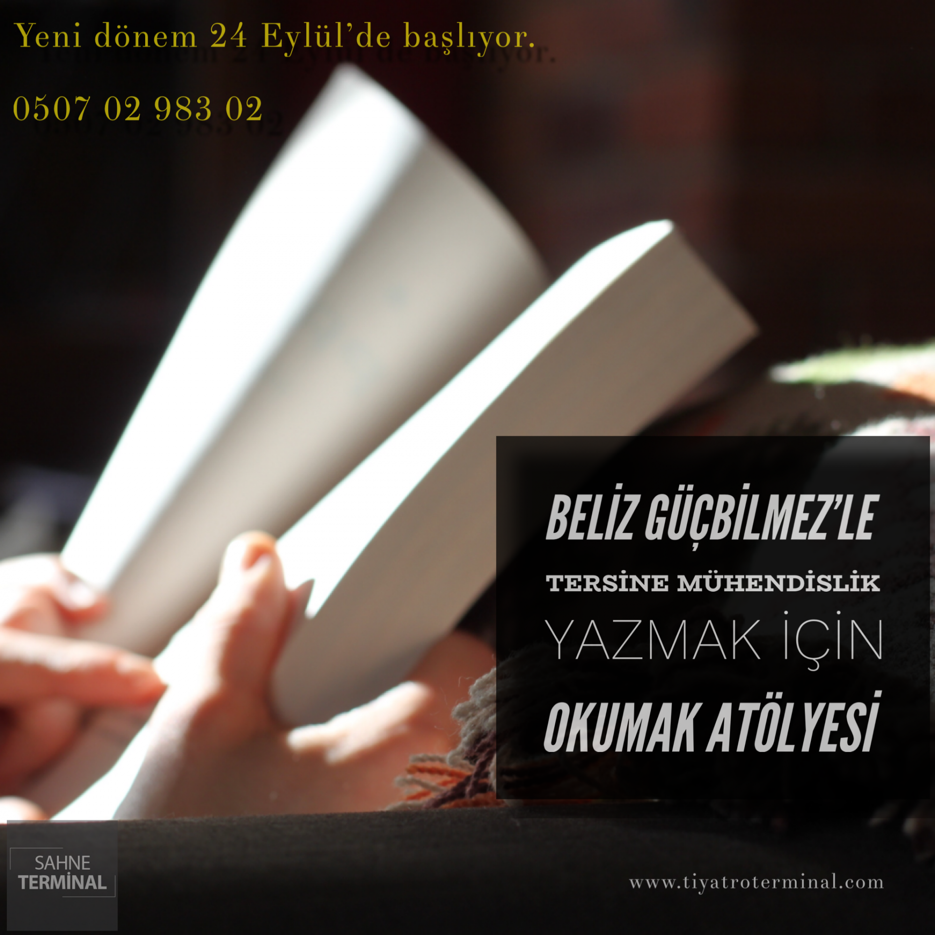 Beliz Güçbilmez ile Tersine Mühendislik: Yazmak için Okumak Atölyesi // Güz Dönemi