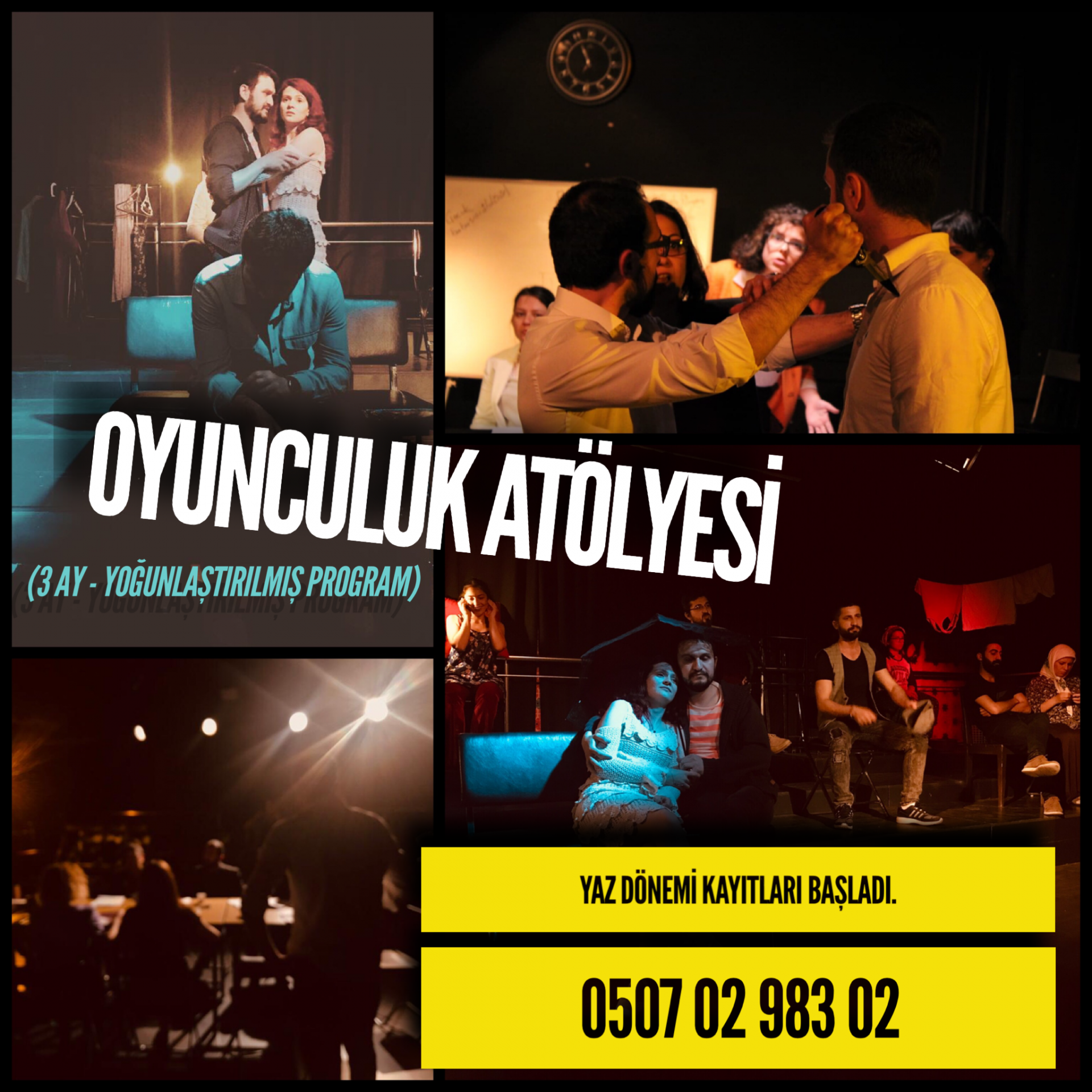Oyunculuk Atölyesi // YAZ 2019 Başlangıcı